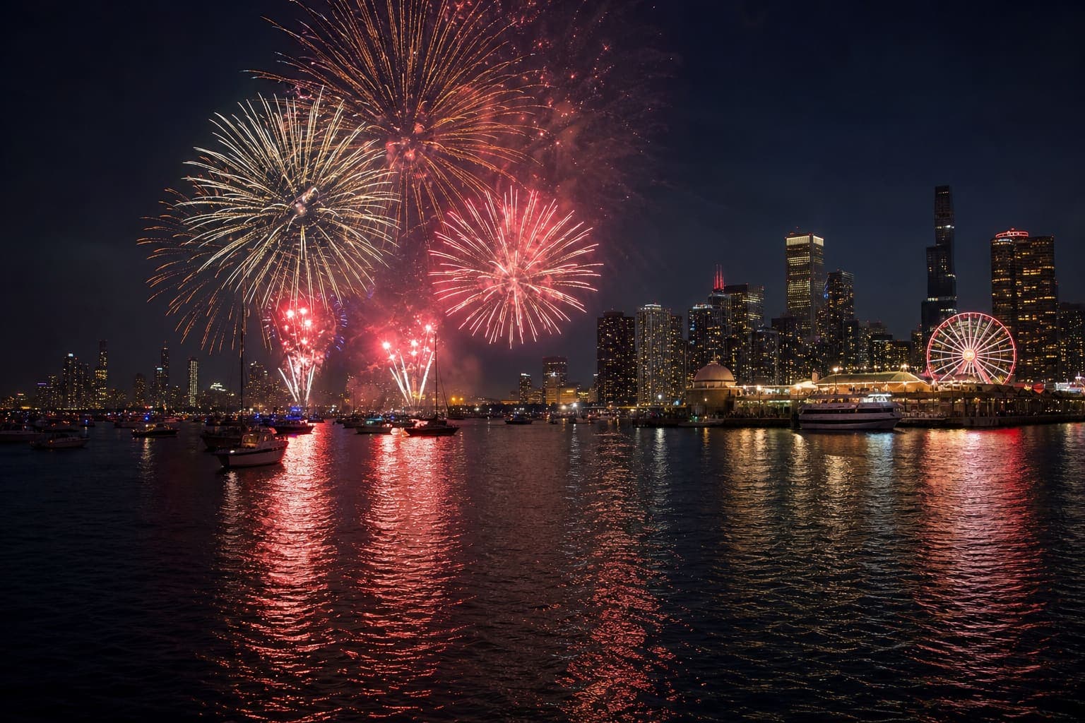 3D Fireworks Cruise — Chicago