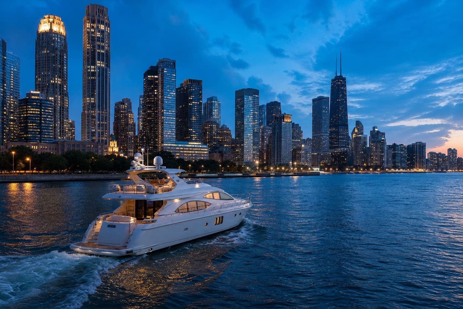 Chicago: Shoreline Lake Michigan Skyline Cruise — Chicago boating experience